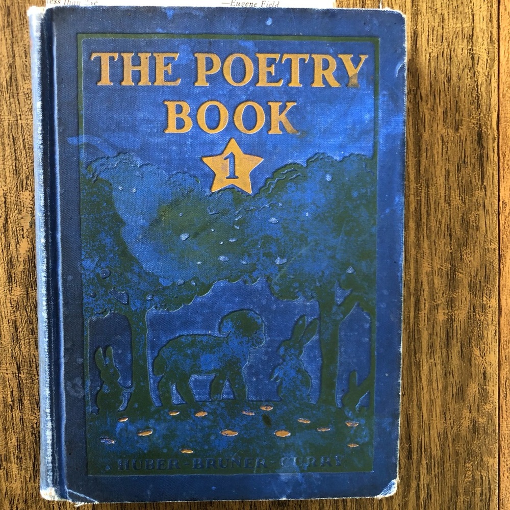 The Poetry Book 1 - Blue Hardcover